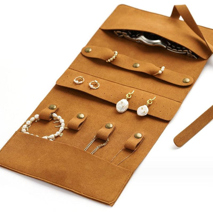 Trendy Microfiber Jewelry Travel Bag - Jewelry Packaging Mall